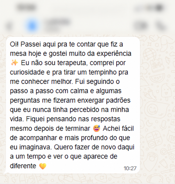 Exemplo de mensagem 1
